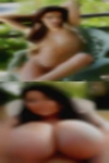 Horny naked woman bumping